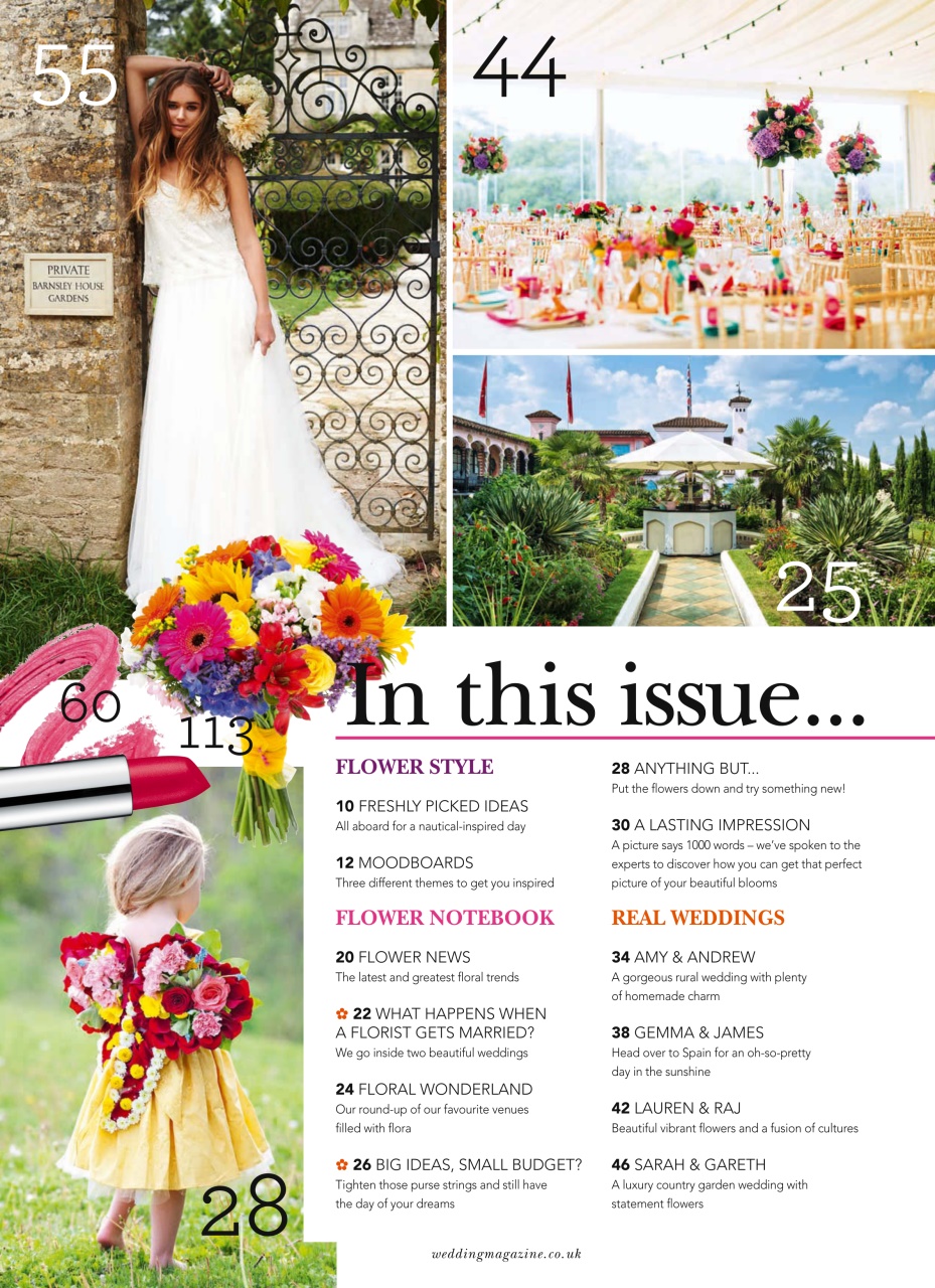 Wedding Flowers Magazine Preview Pages