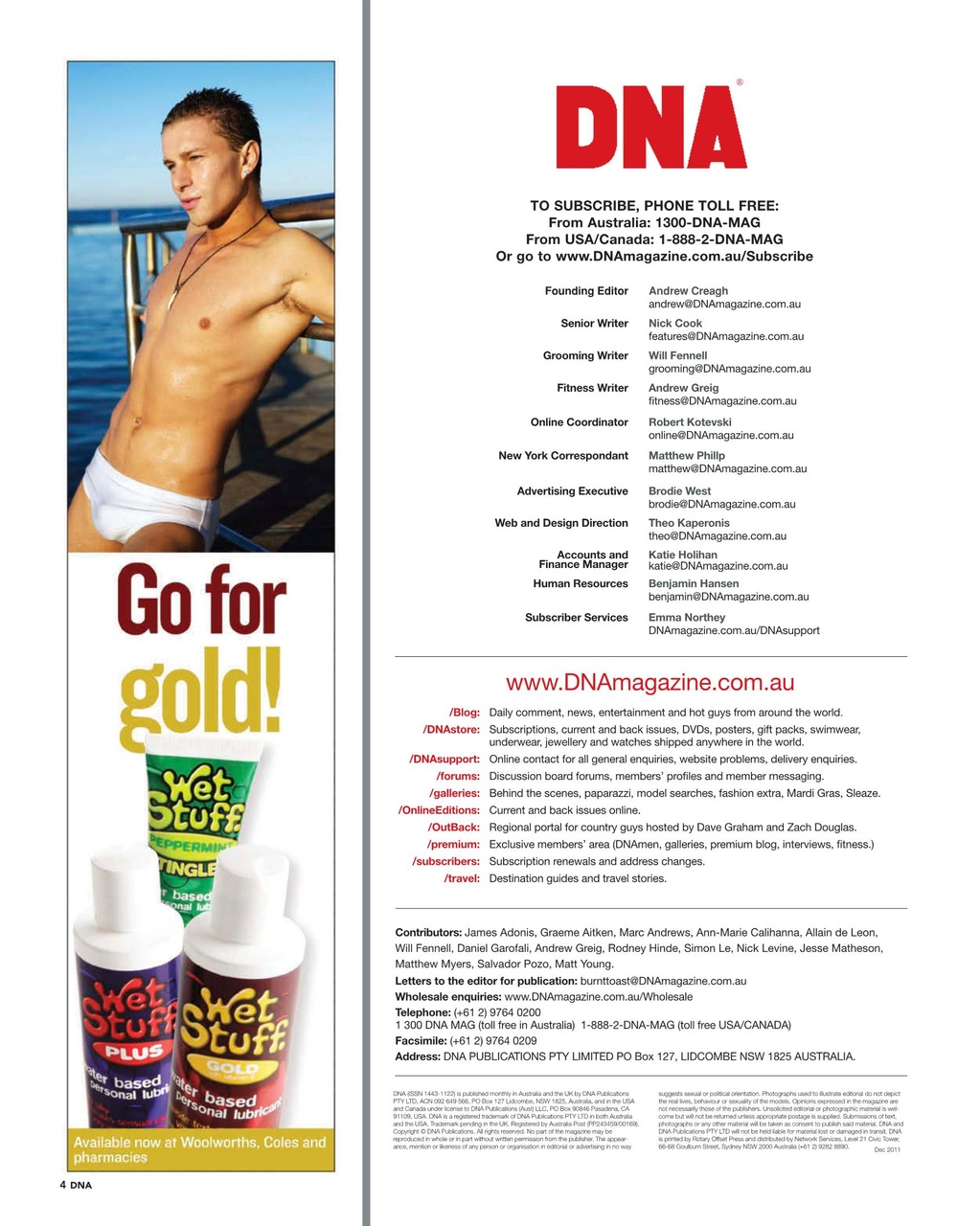 DNA Magazine Preview Pages