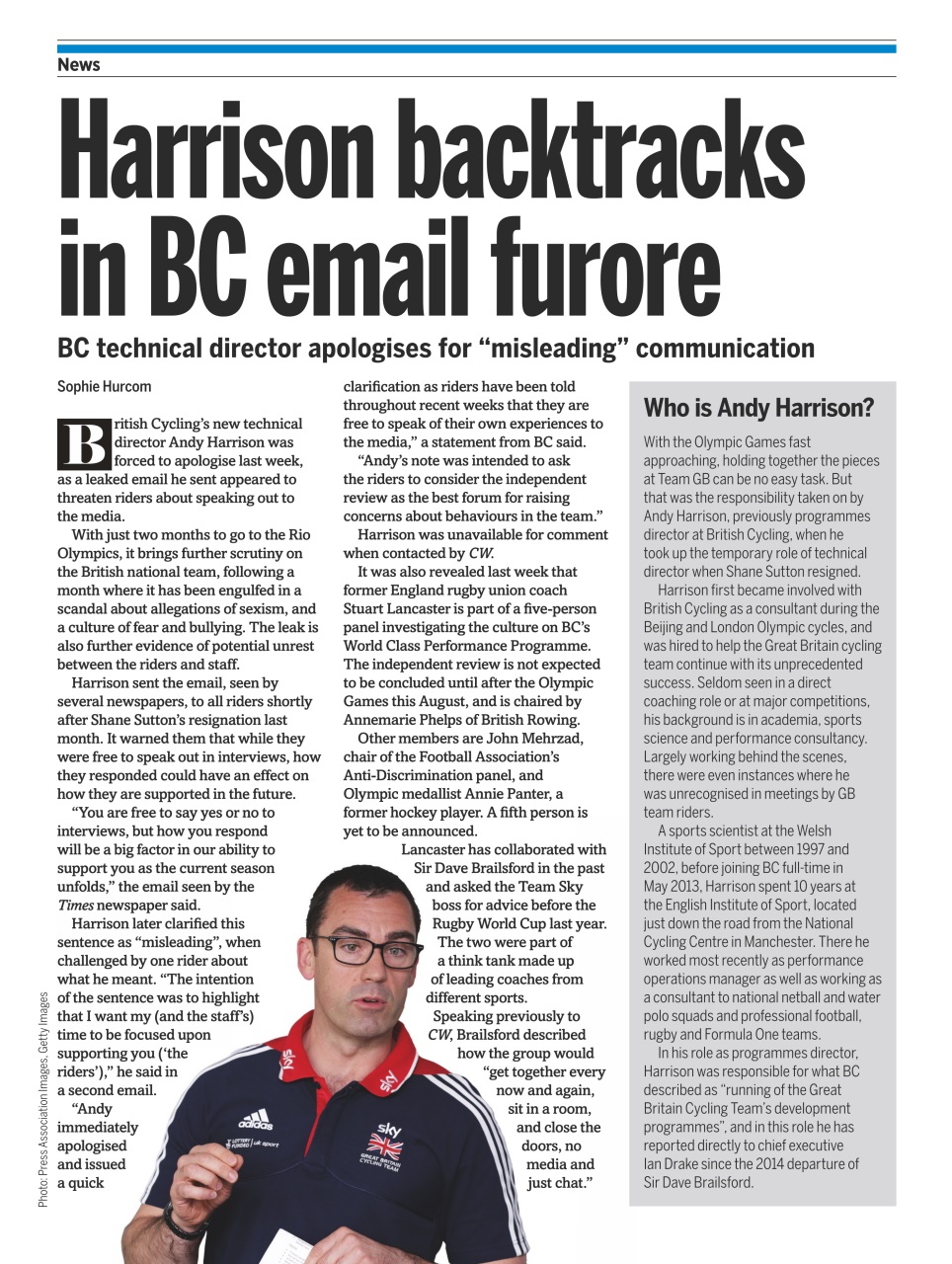 Cycling Weekly Preview Pages