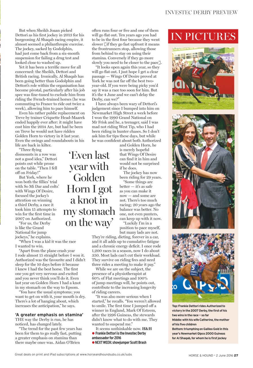 Horse & Hound Preview Pages