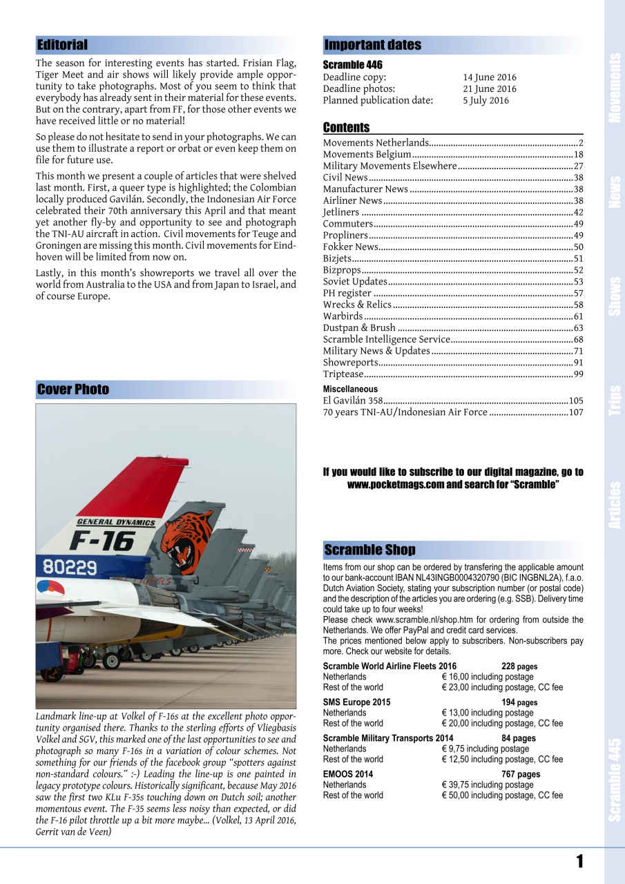 Scramble Magazine Preview Pages