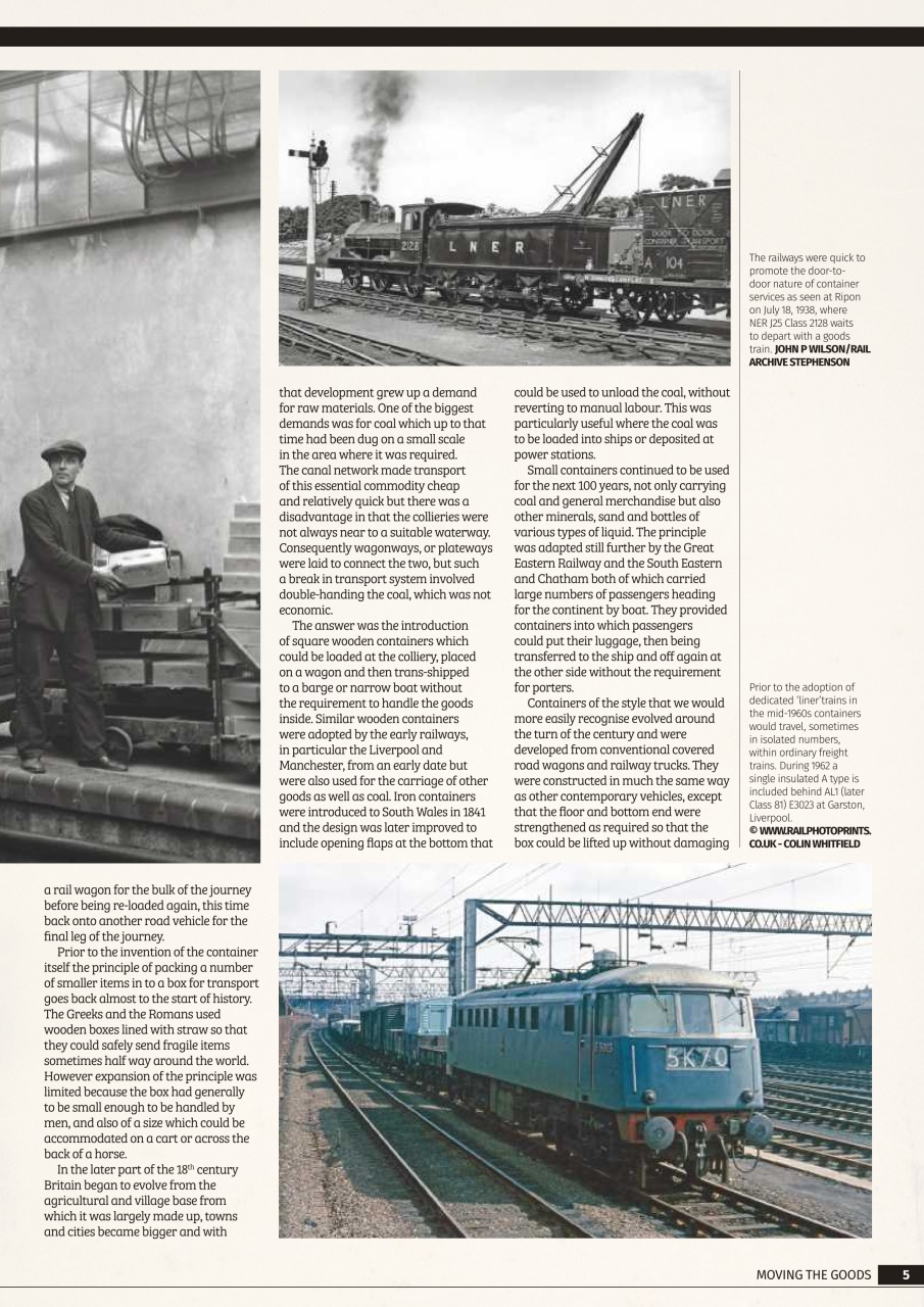 Railways of Britain Magazine - Moving The Goods 2: The Container ...