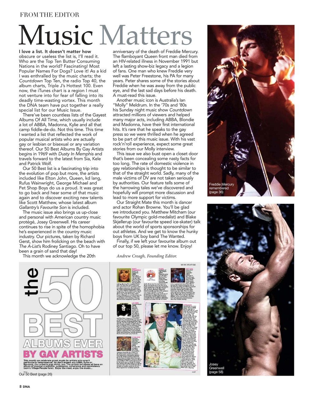 DNA Magazine Preview Pages