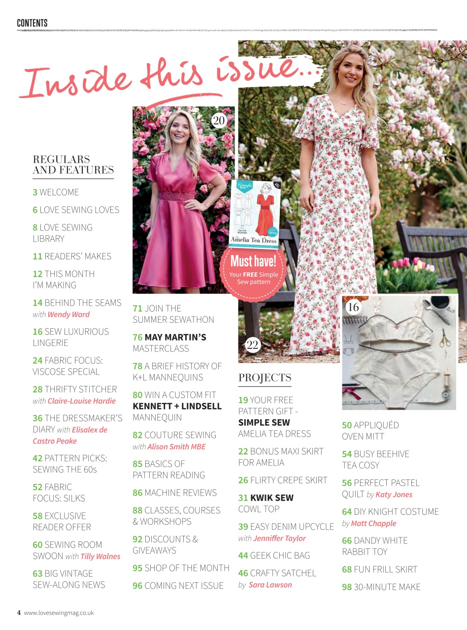 Love Sewing Preview Pages