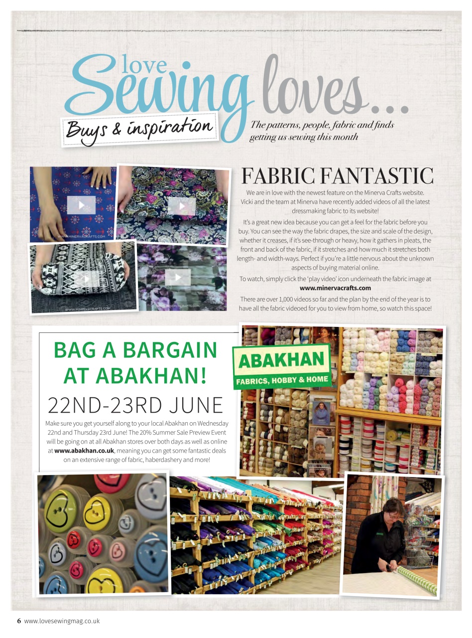 Love Sewing Preview Pages