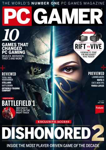 PC Gamer (UK Edition) issue July 2016