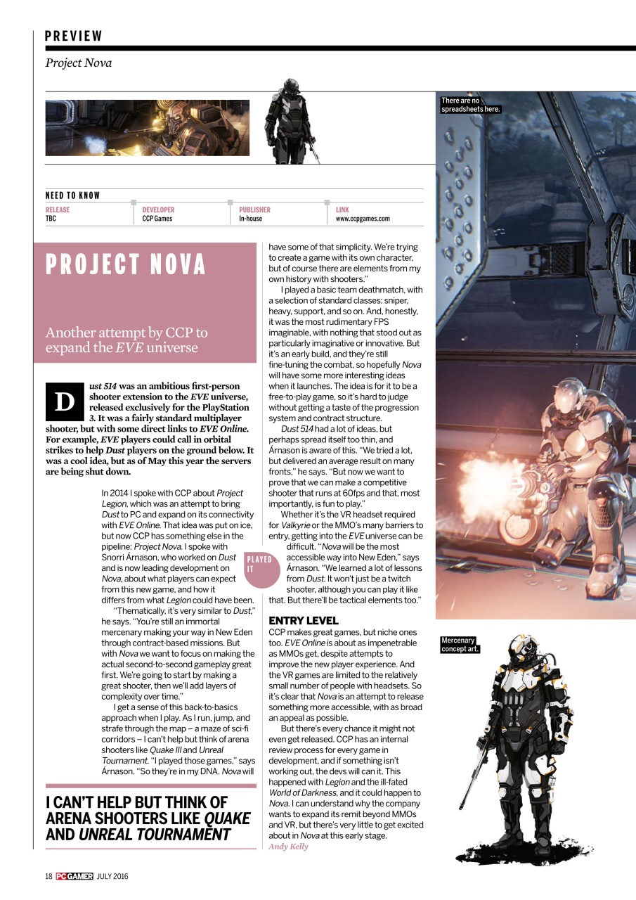 PC Gamer (UK Edition) Preview Pages