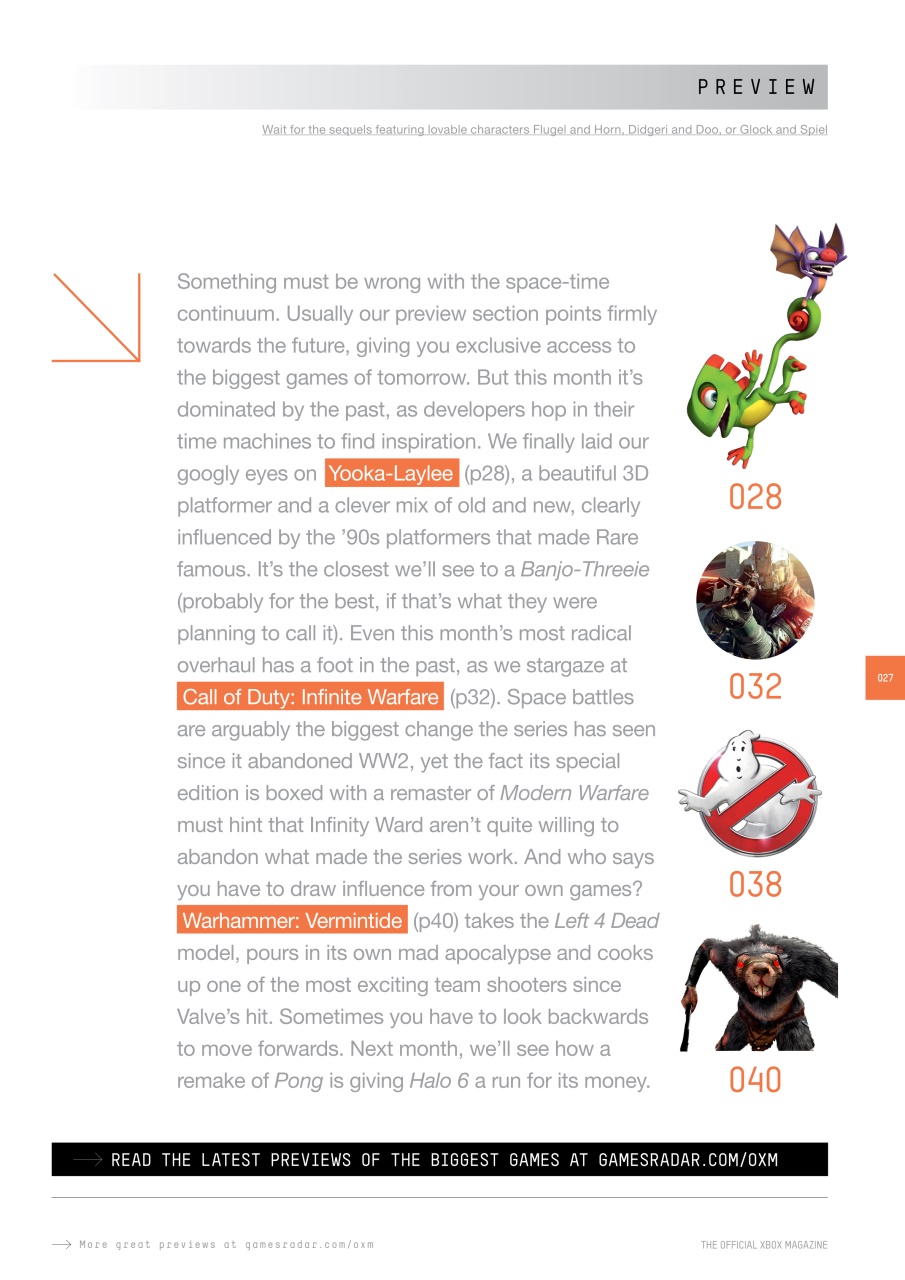 Official Xbox Magazine (UK Edition) Preview Pages