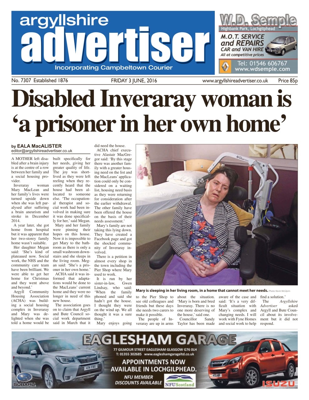 Argyllshire Advertiser Preview Pages