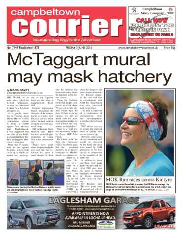 Campbeltown Courier issue 3rd June 2016