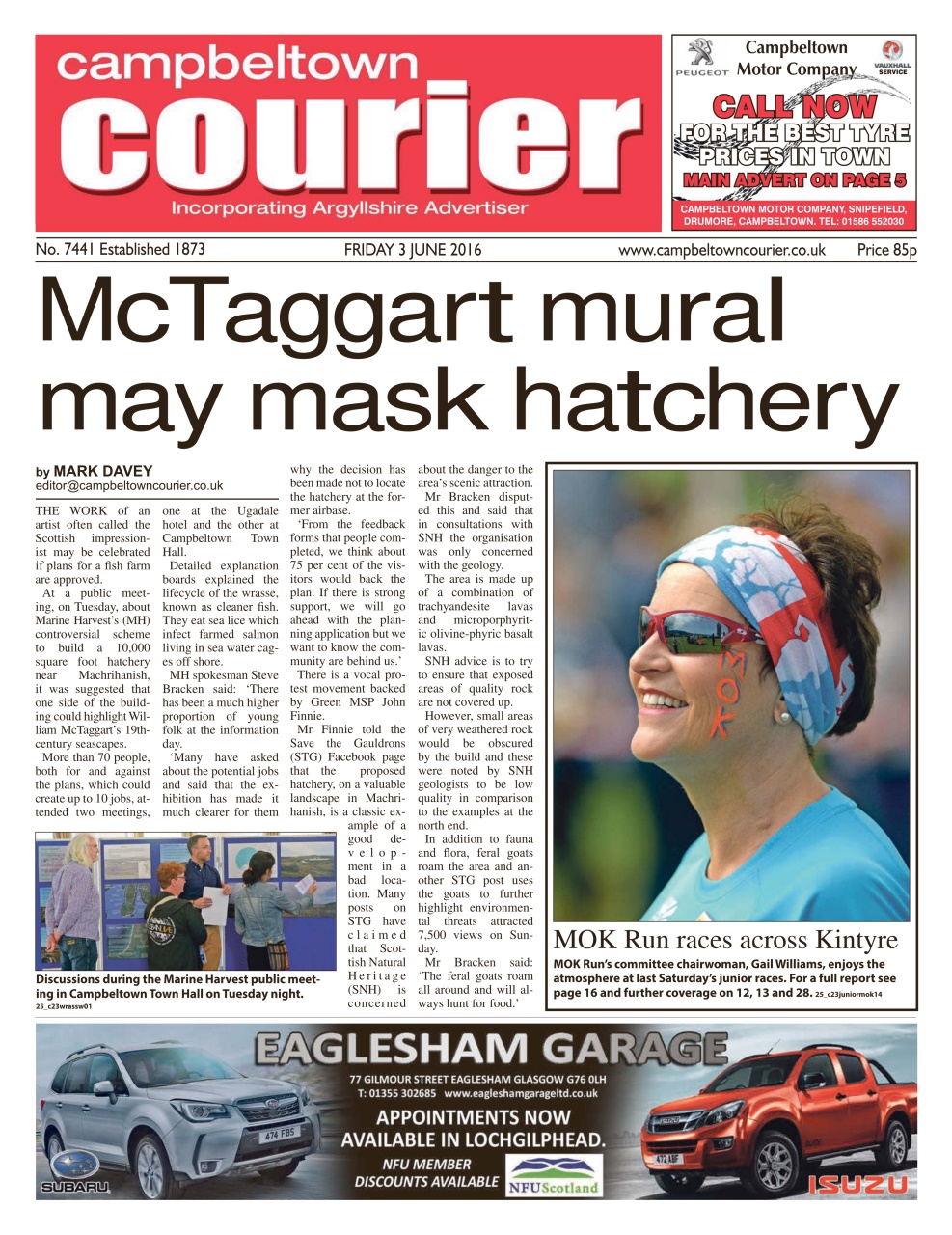 Campbeltown Courier Preview Pages