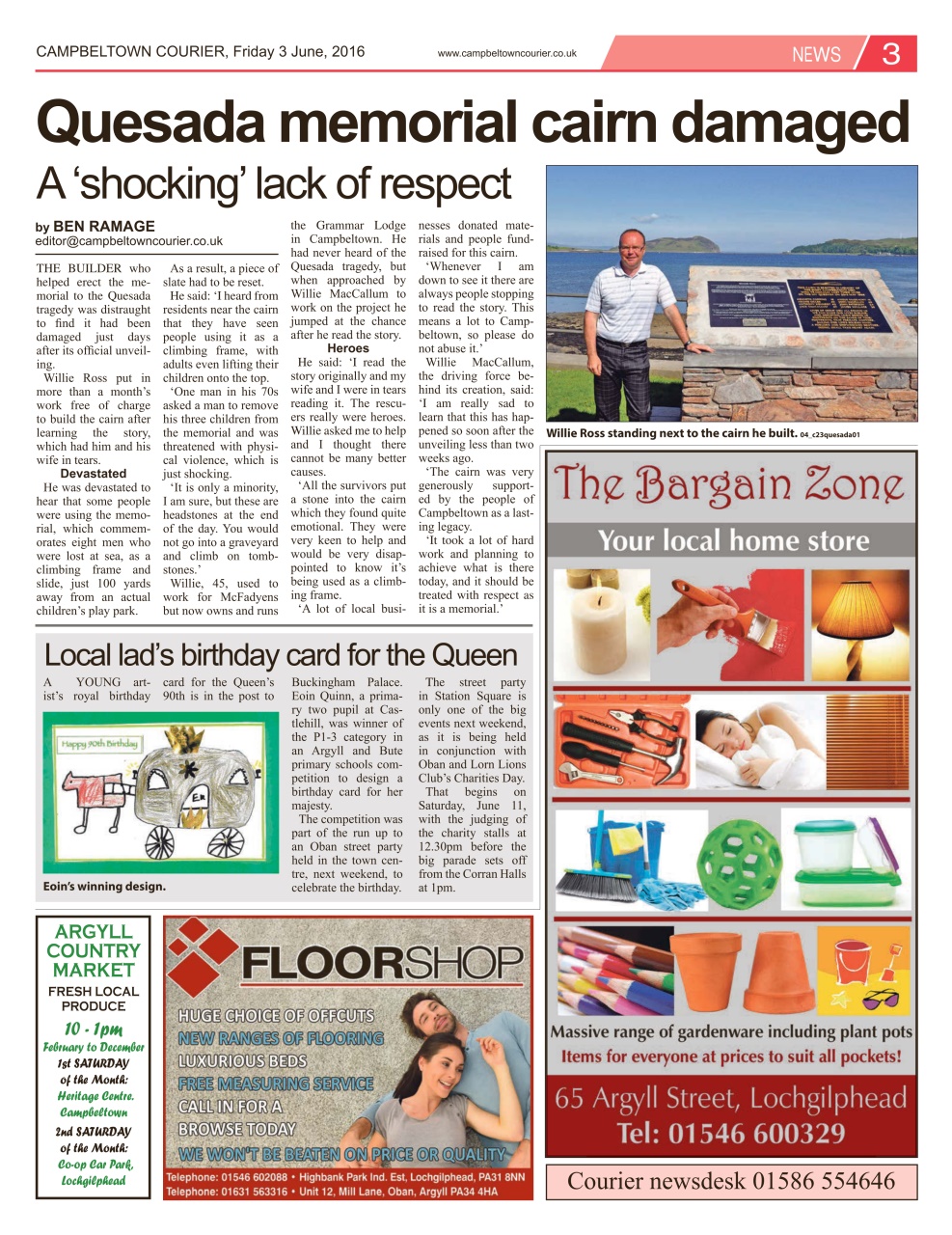 Campbeltown Courier Preview Pages