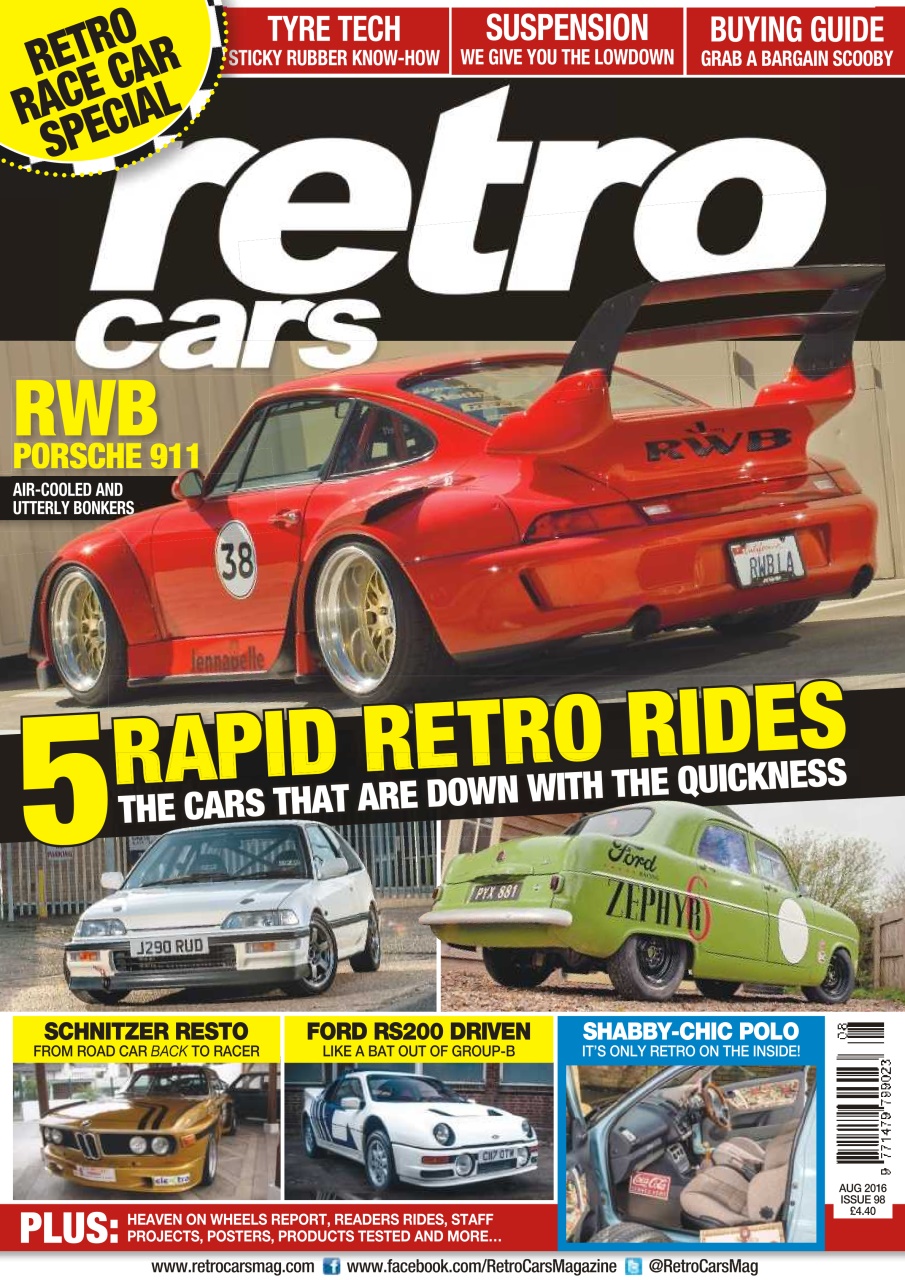 Retro Cars Preview Pages