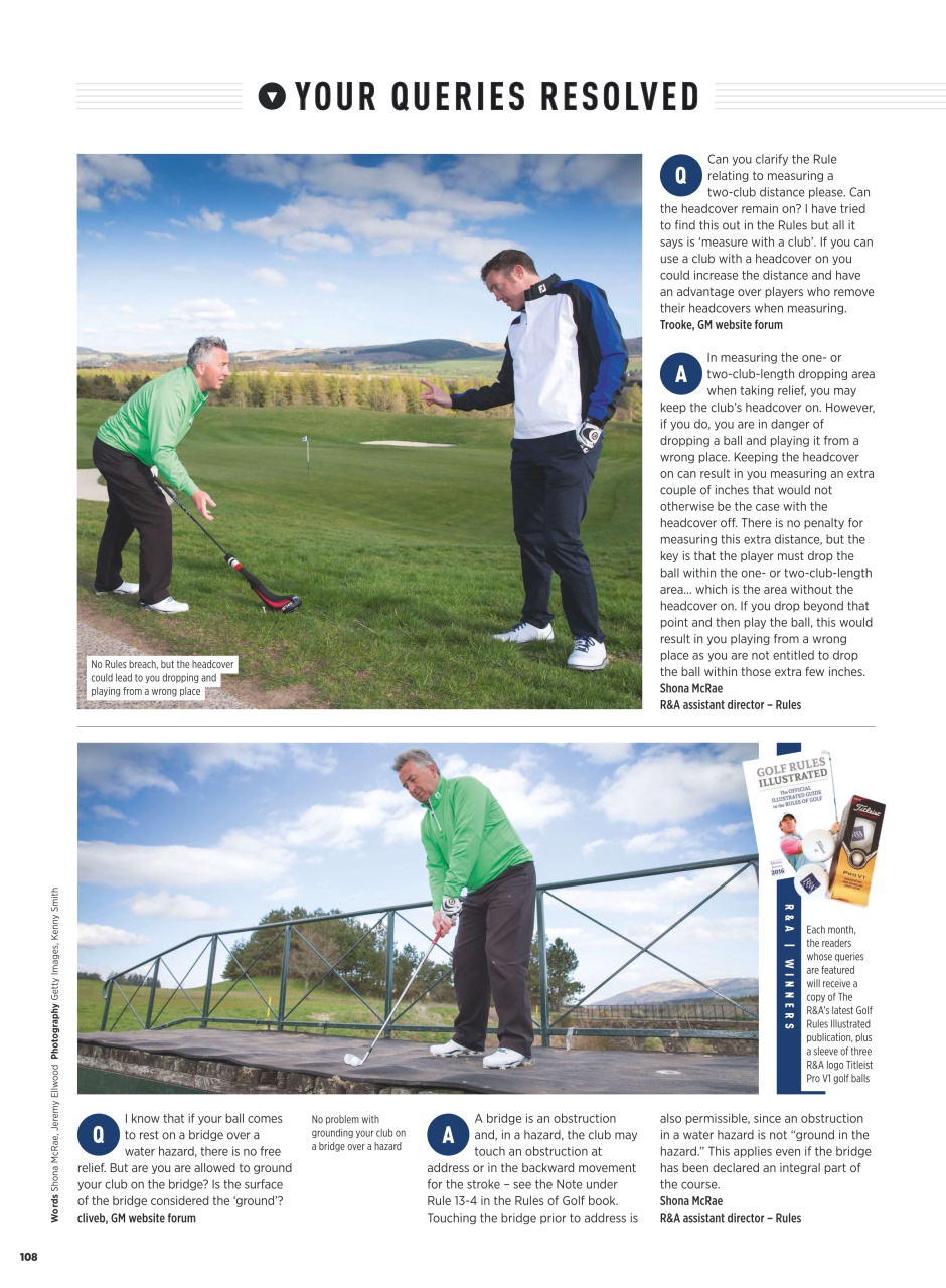 Golf Monthly Preview Pages