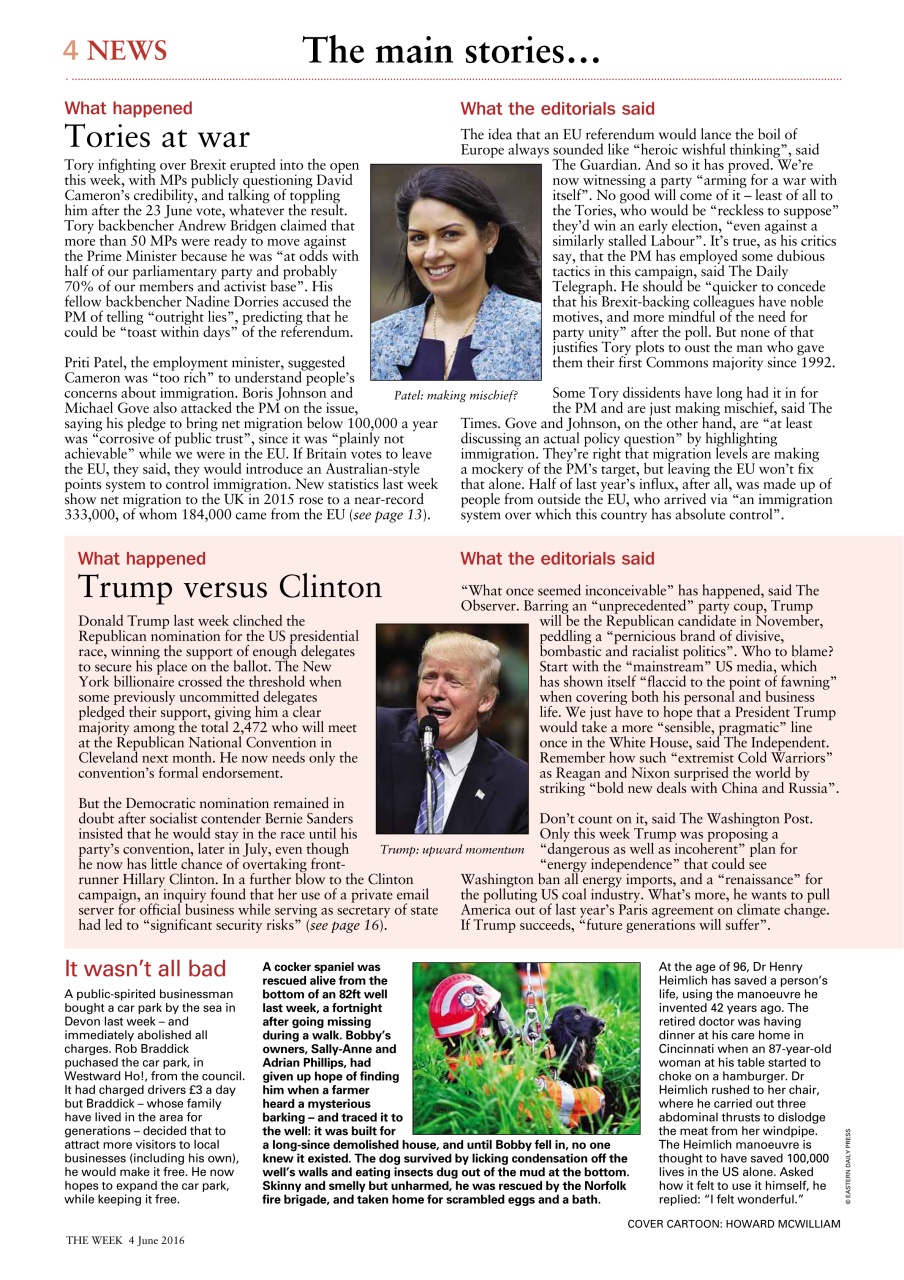 The Week Preview Pages