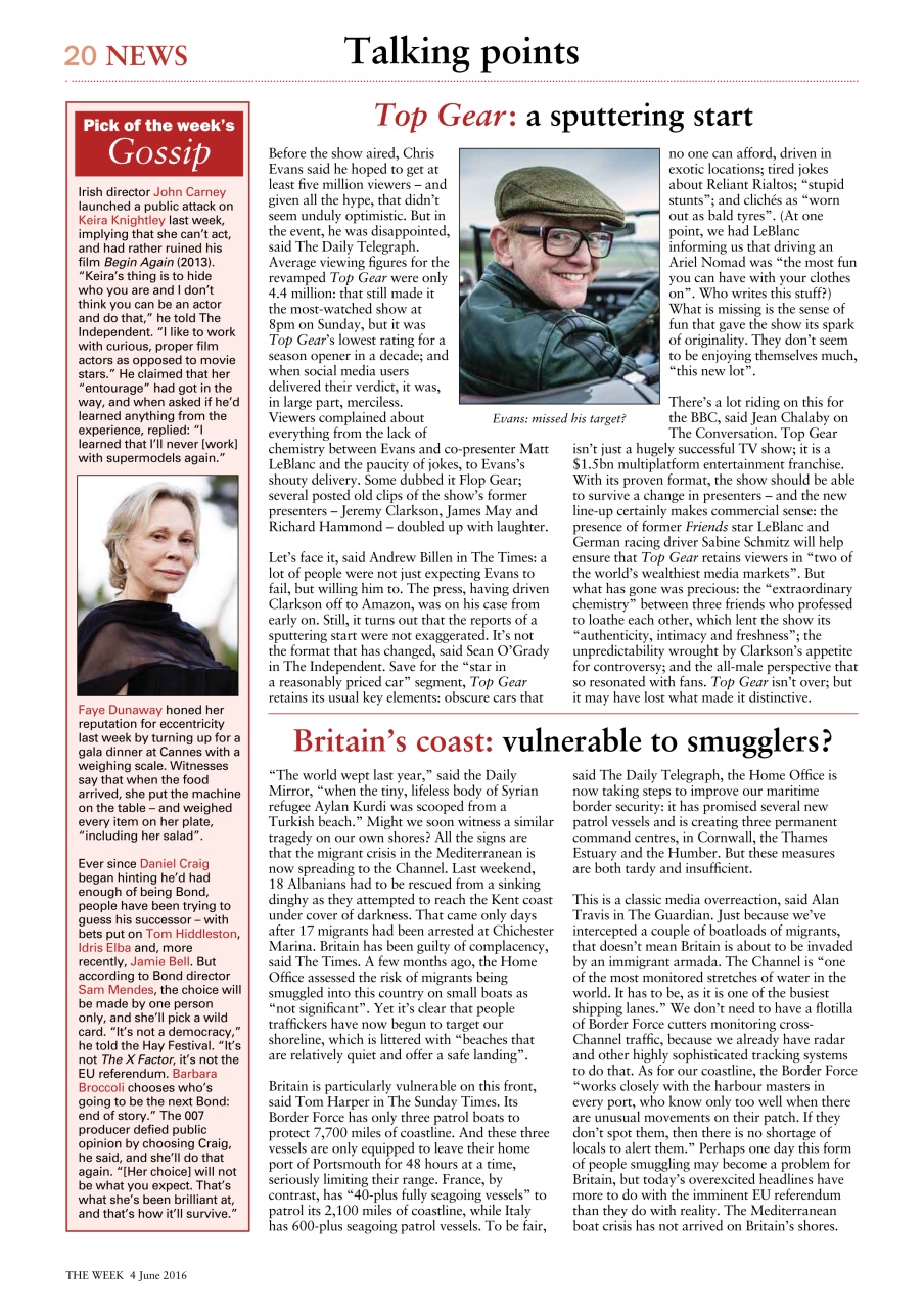 The Week Preview Pages