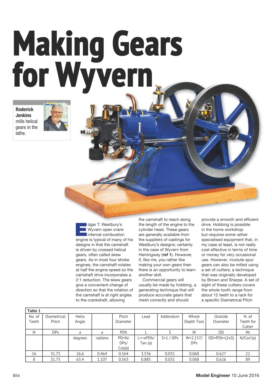 Model Engineer Preview Pages