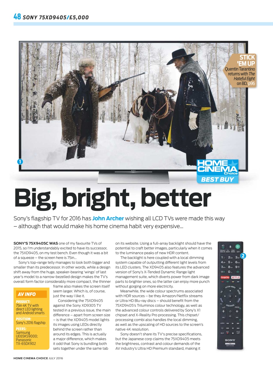 Home Cinema Choice Preview Pages