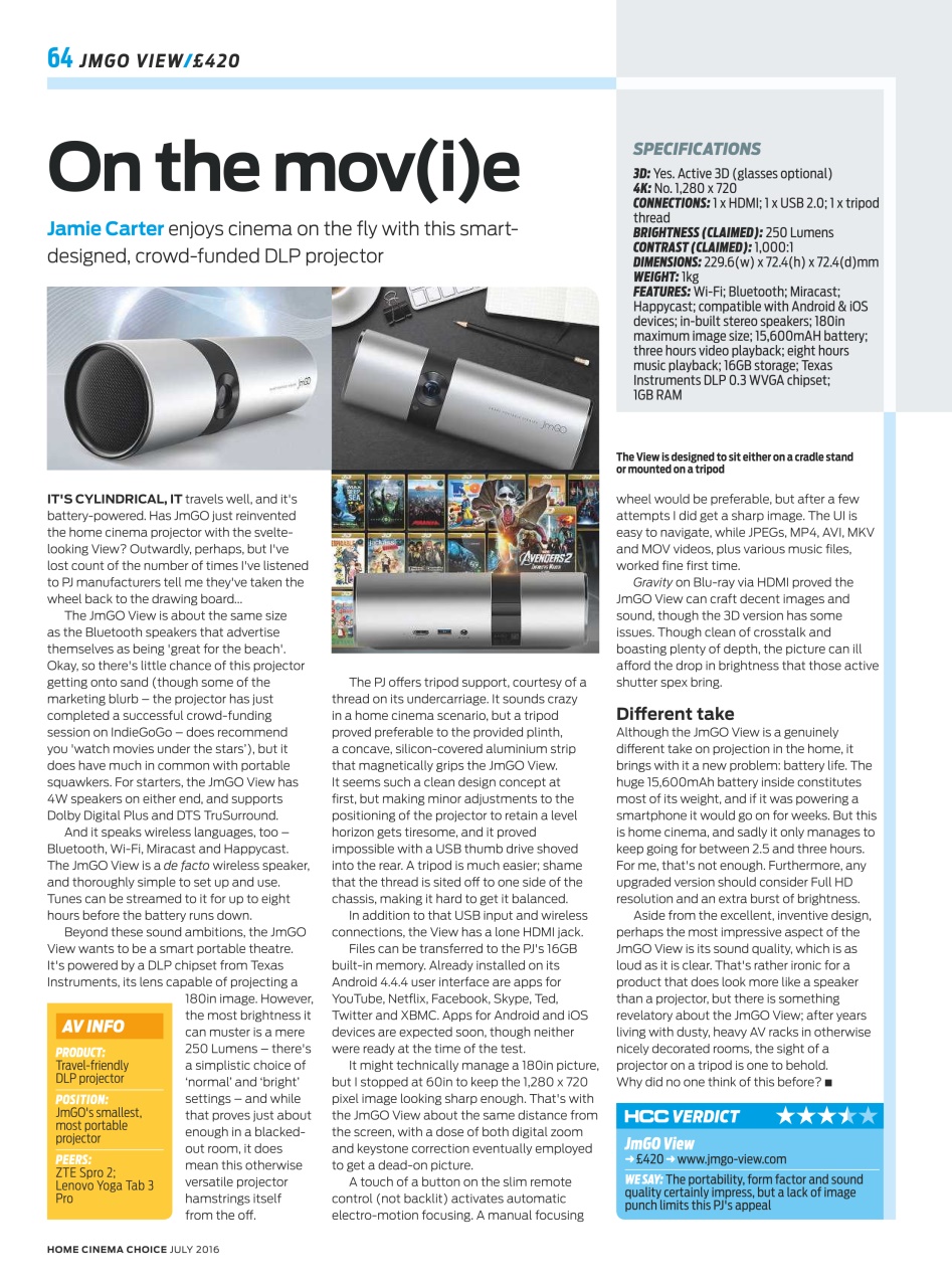 Home Cinema Choice Preview Pages