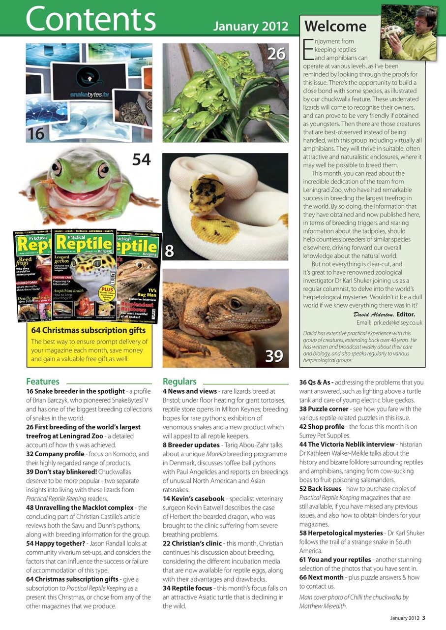 Practical Reptile Keeping Preview Pages