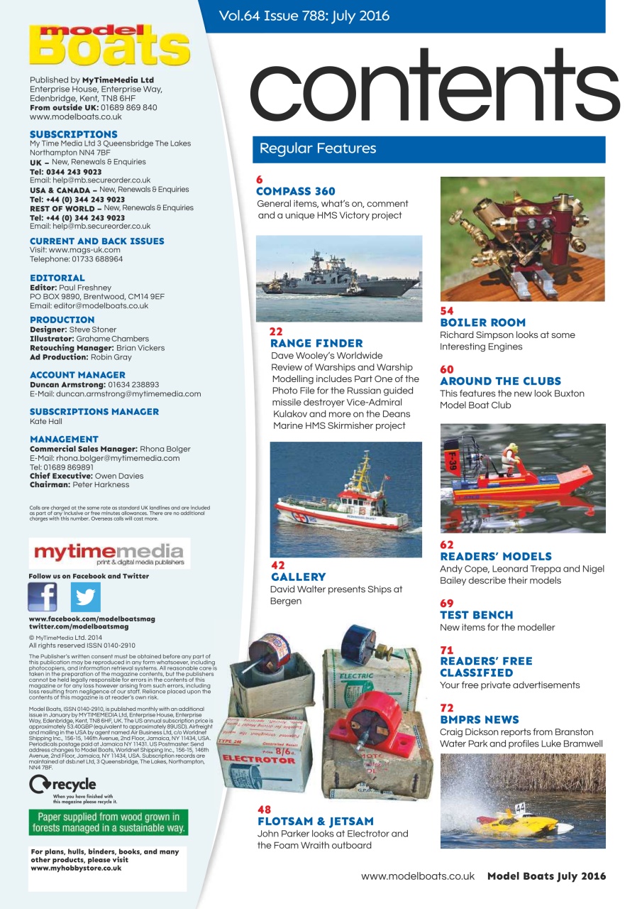 Model Boats Preview Pages