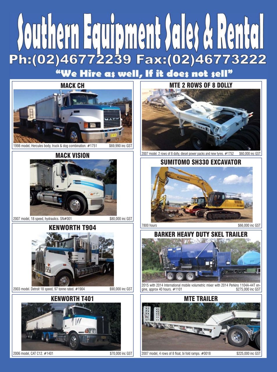 JUST TRUCKS Preview Pages