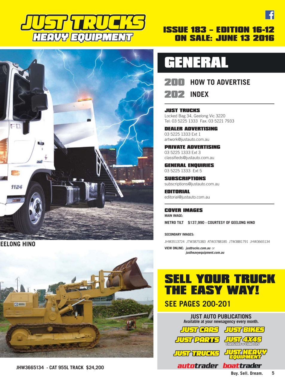 JUST TRUCKS Preview Pages