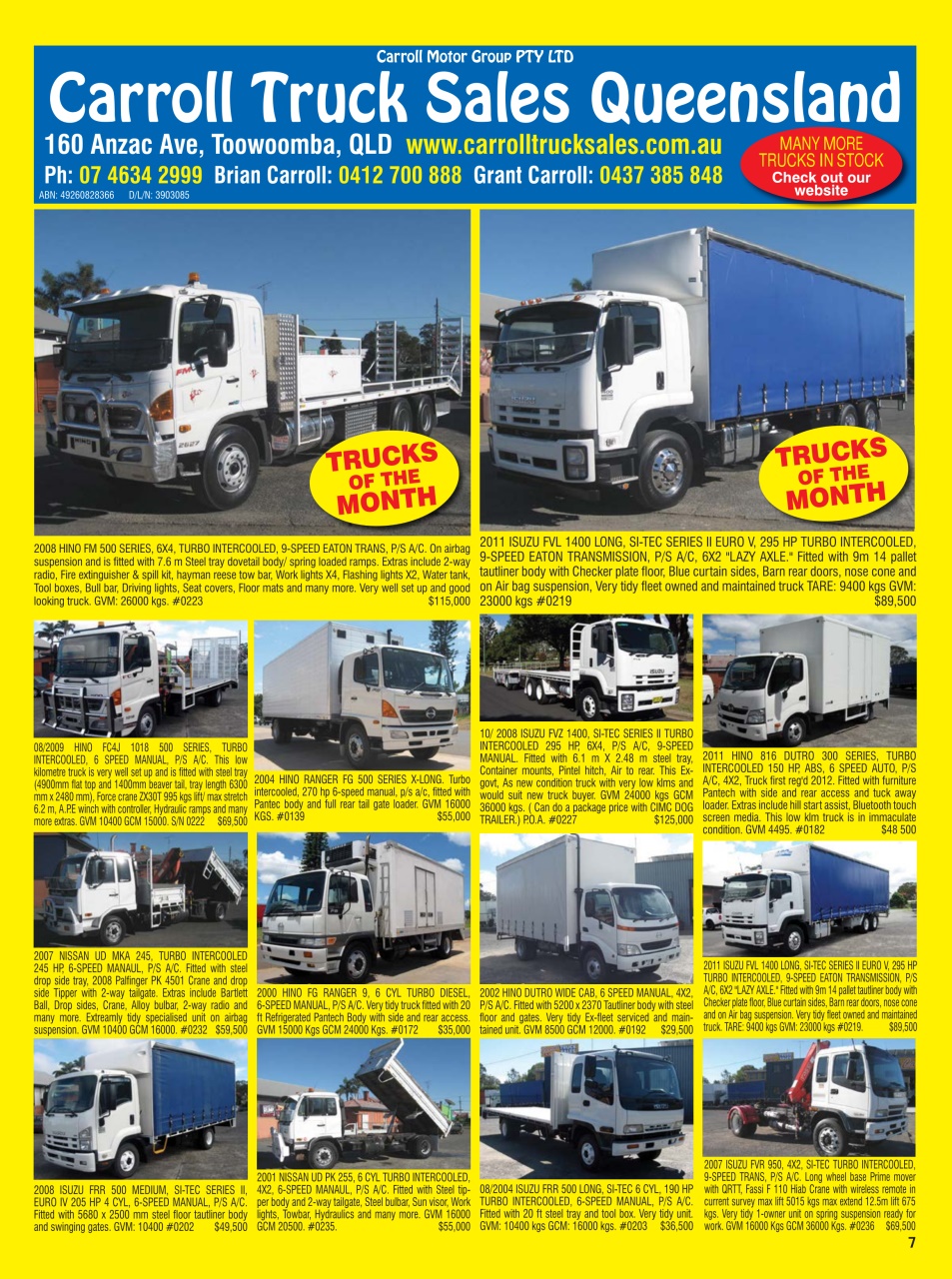 JUST TRUCKS Preview Pages