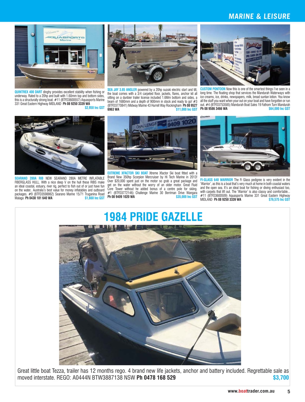 Boat Trader Australia Preview Pages