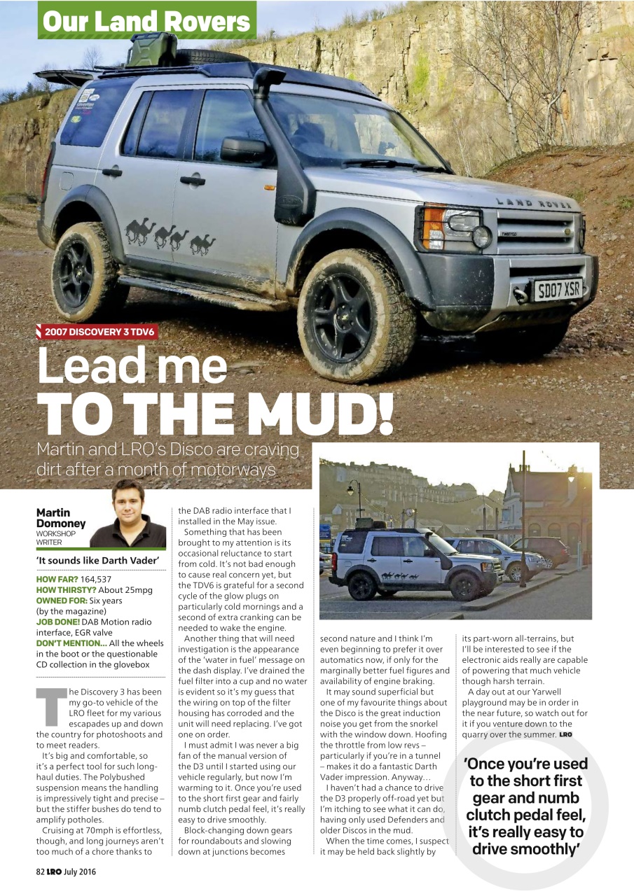 Land Rover Owner Preview Pages