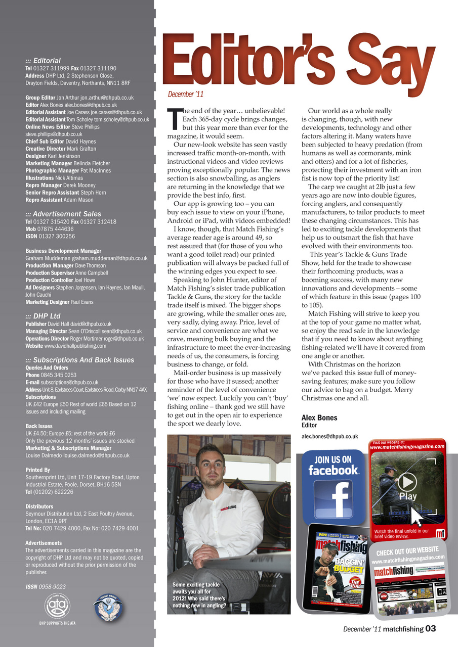 Match Fishing Preview Pages