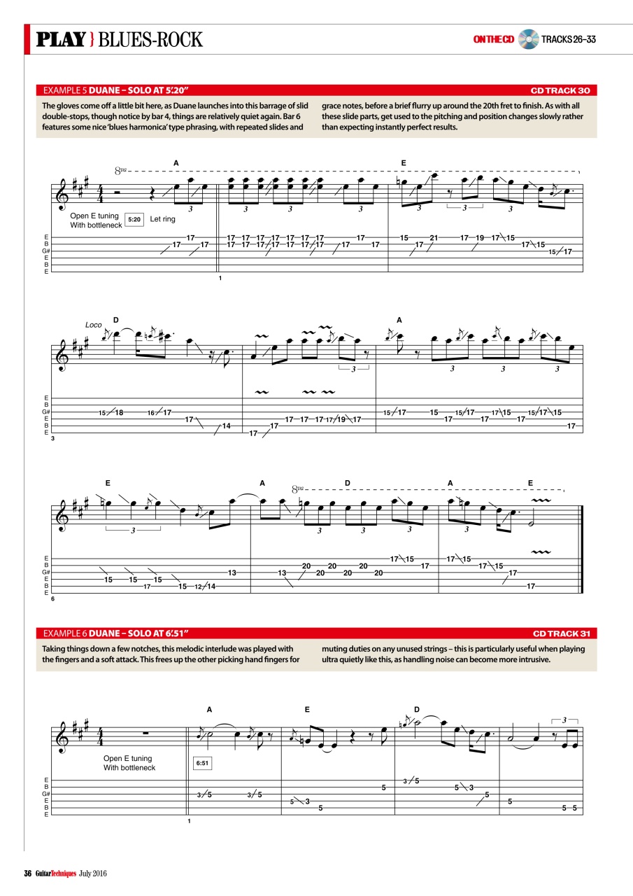 Guitar Techniques Preview Pages