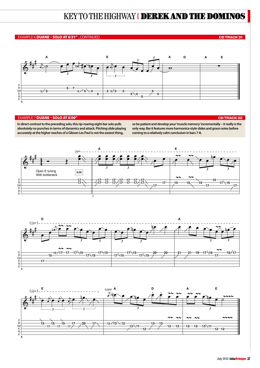 Guitar Techniques Preview Pages