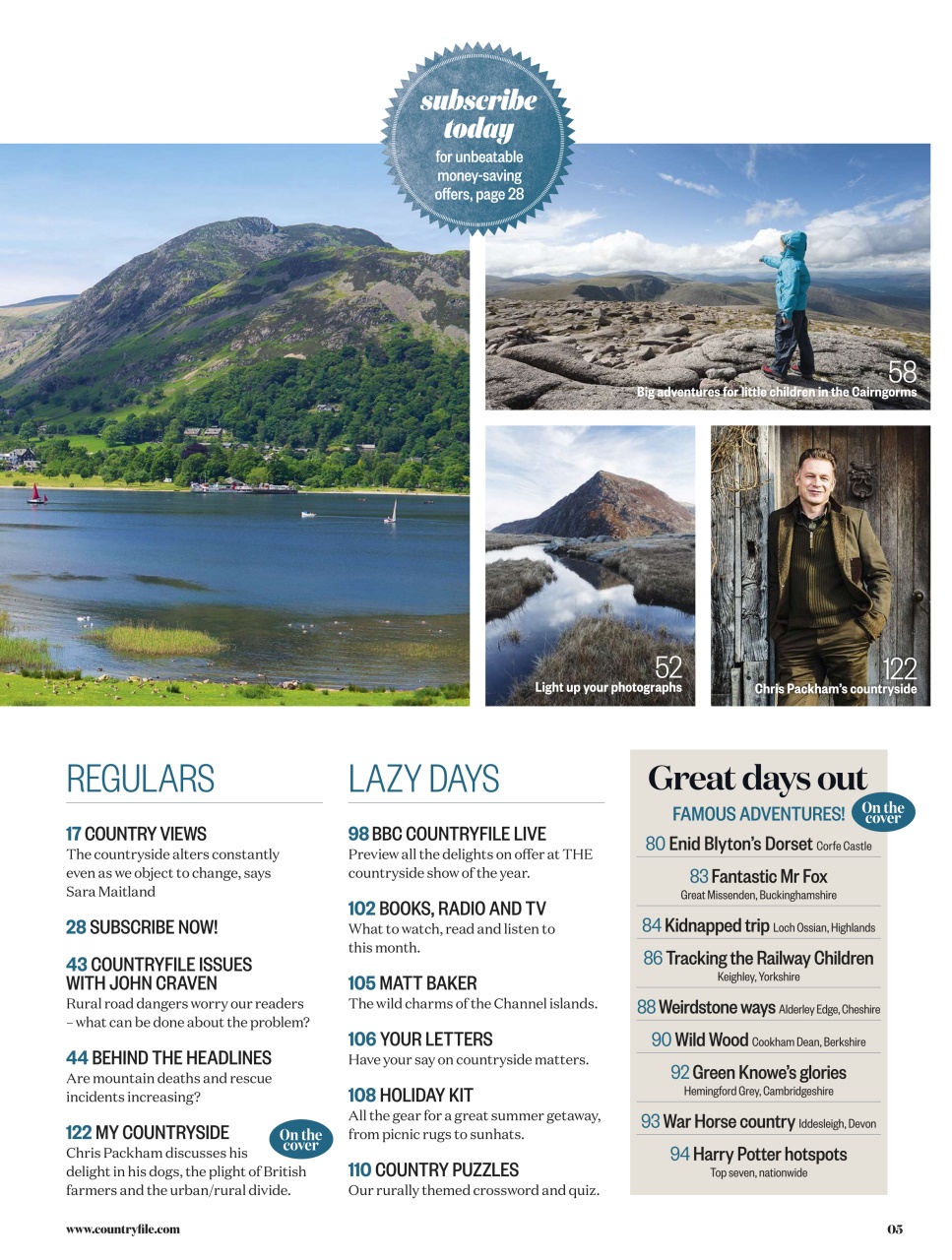 BBC Countryfile Magazine Preview Pages