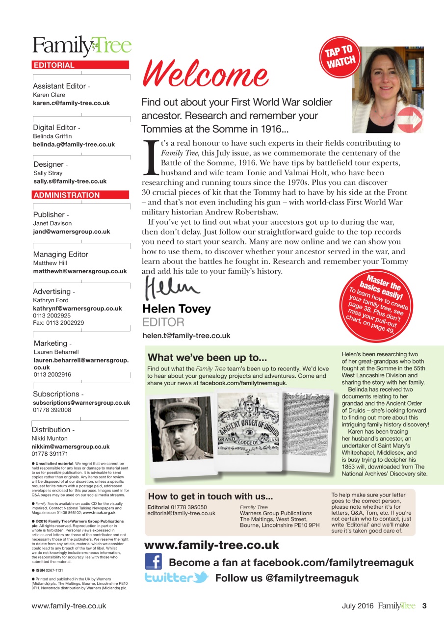 Family Tree Preview Pages
