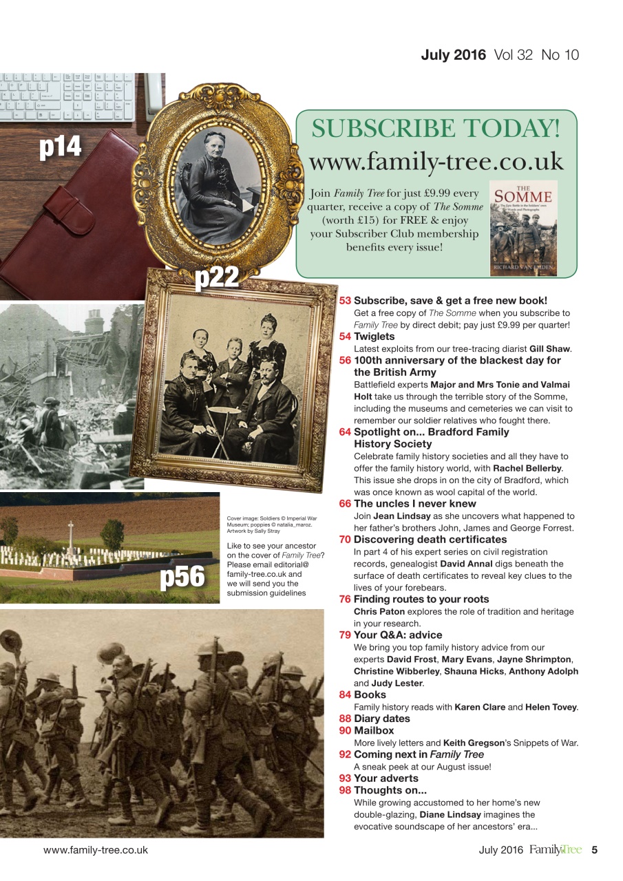 Family Tree Preview Pages
