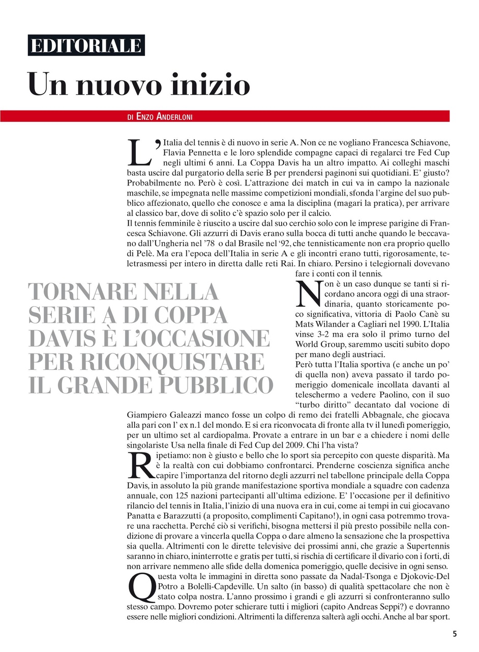 Il Tennis Italiano Preview Pages