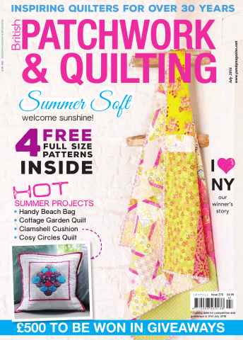 Patchwork and Quilting issue July 2016