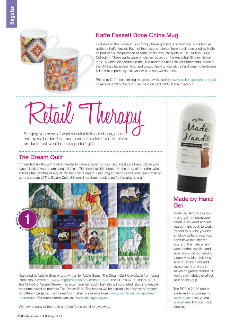 Patchwork and Quilting Preview Pages