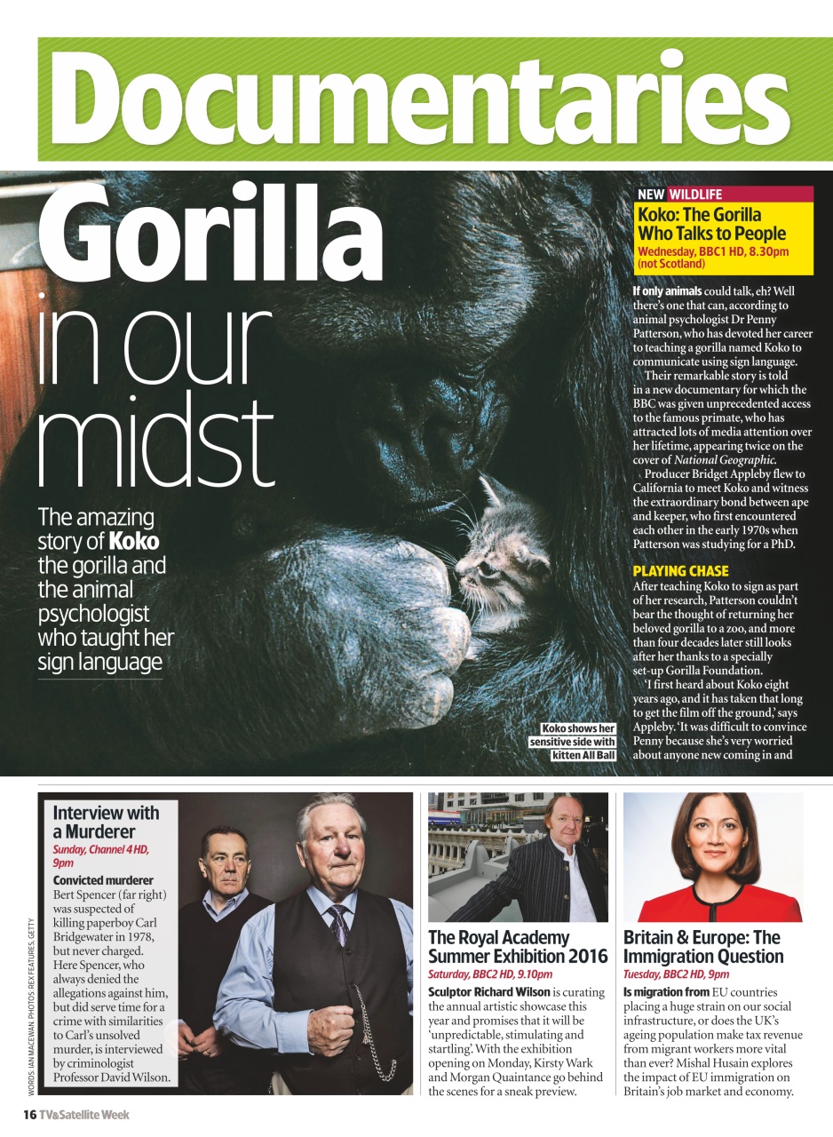 TV & Satellite Week Preview Pages