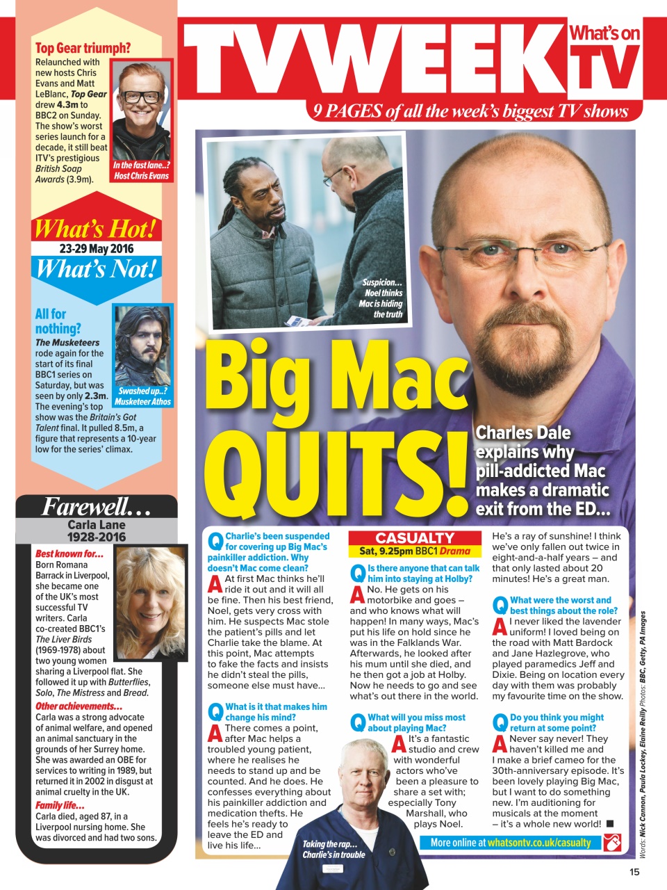 What's on TV Preview Pages