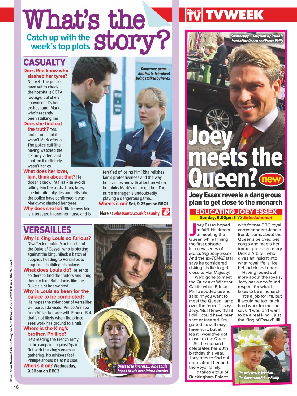 What's on TV Preview Pages