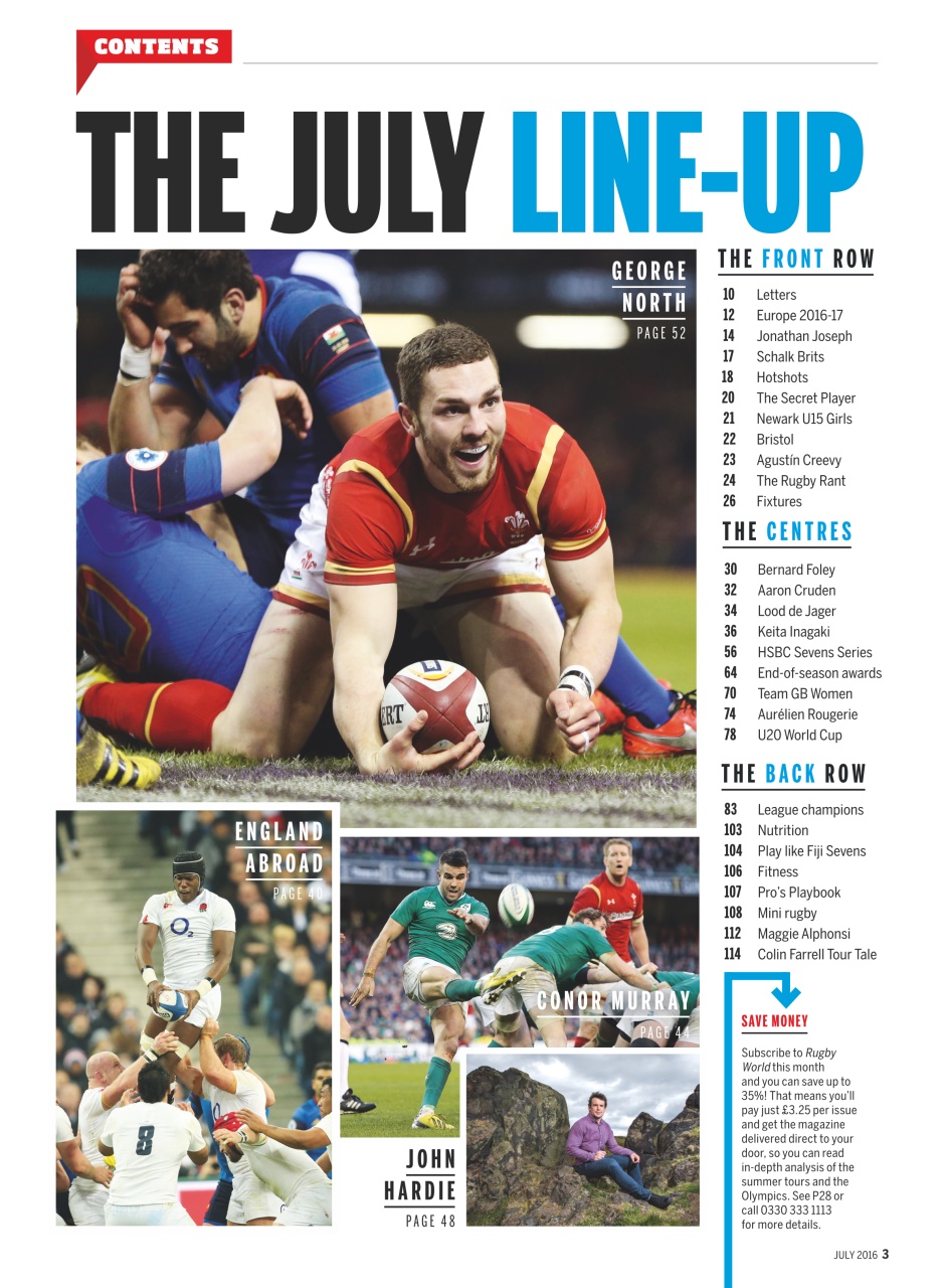 Rugby World Preview Pages
