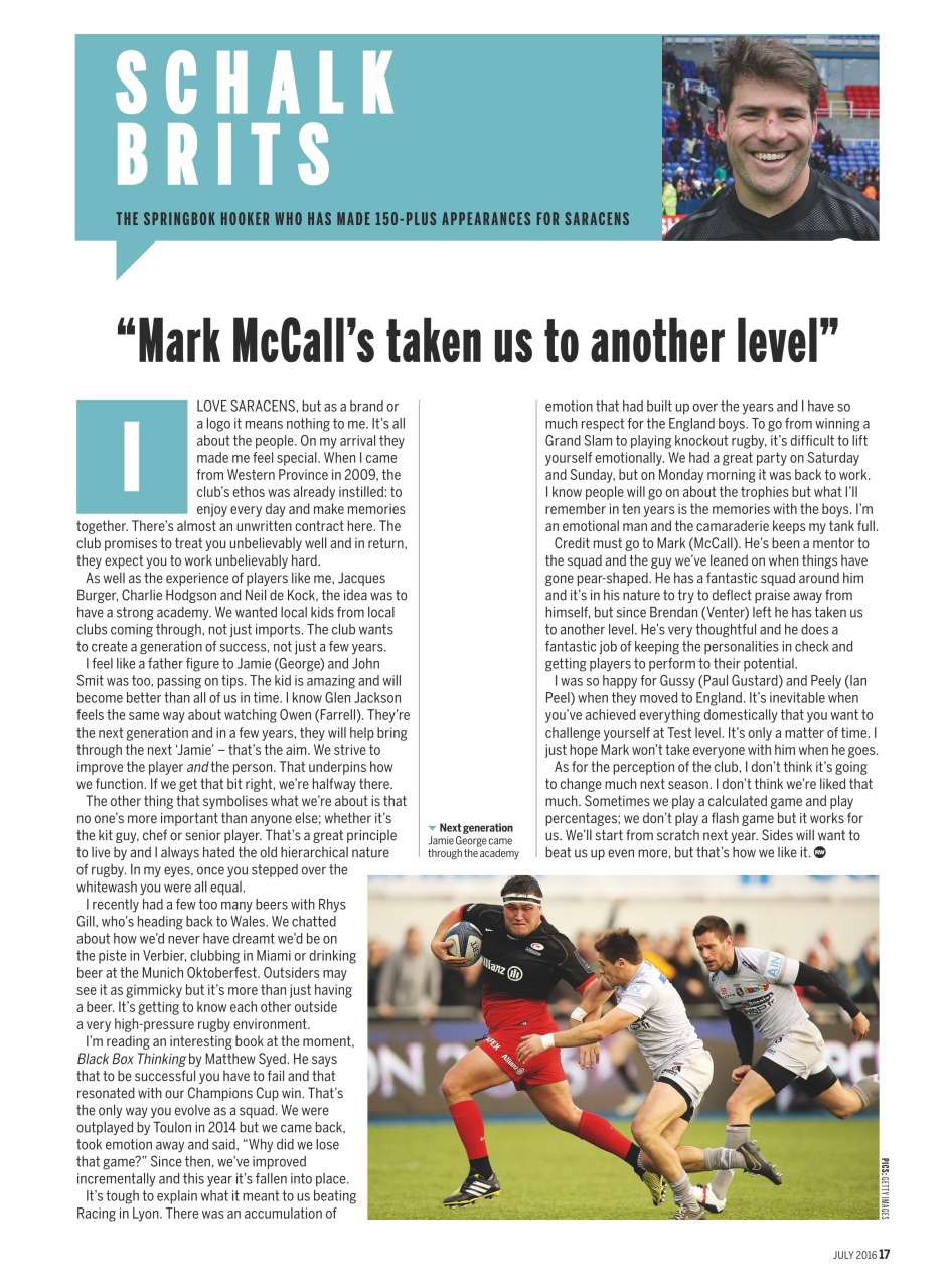 Rugby World Preview Pages