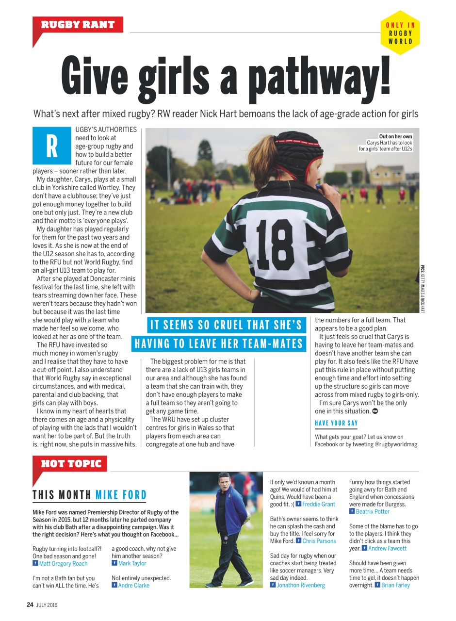 Rugby World Preview Pages