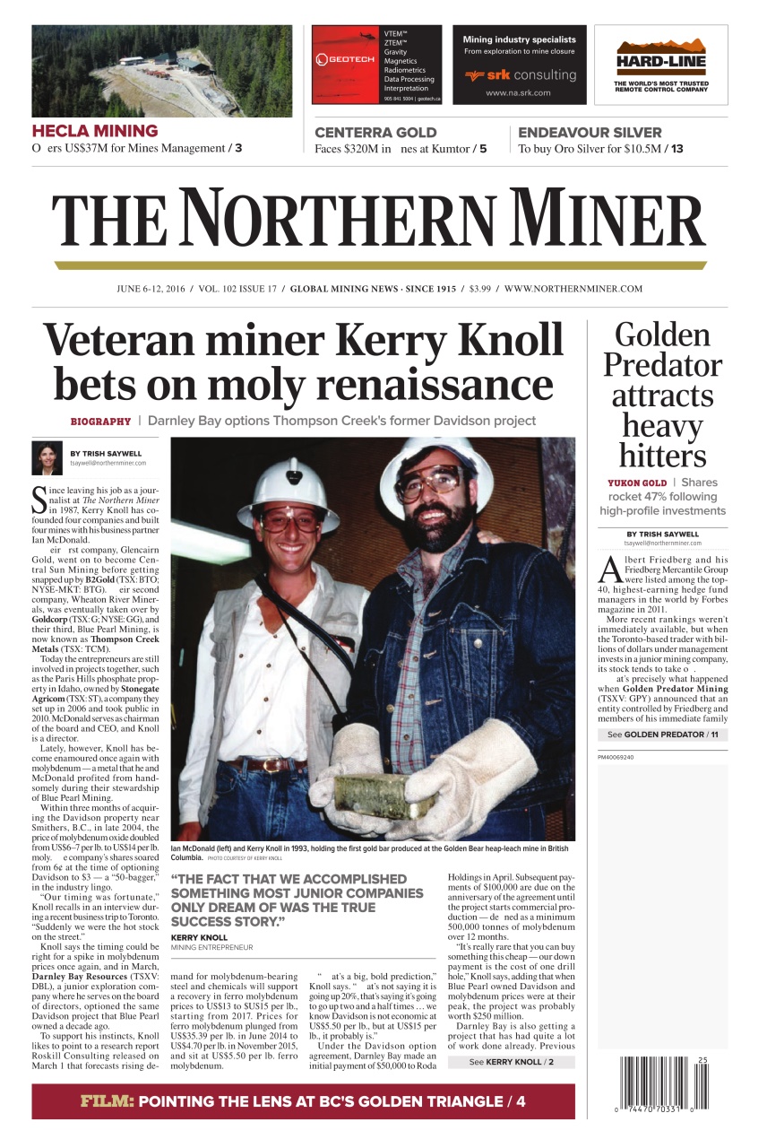 The Northern Miner Preview Pages