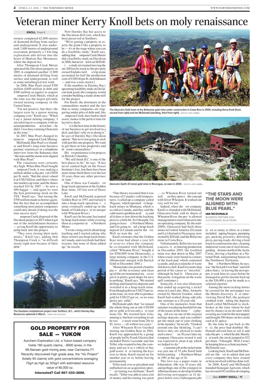 The Northern Miner Preview Pages