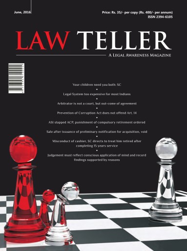Lawteller – A Legal Awareness Magazine issue 