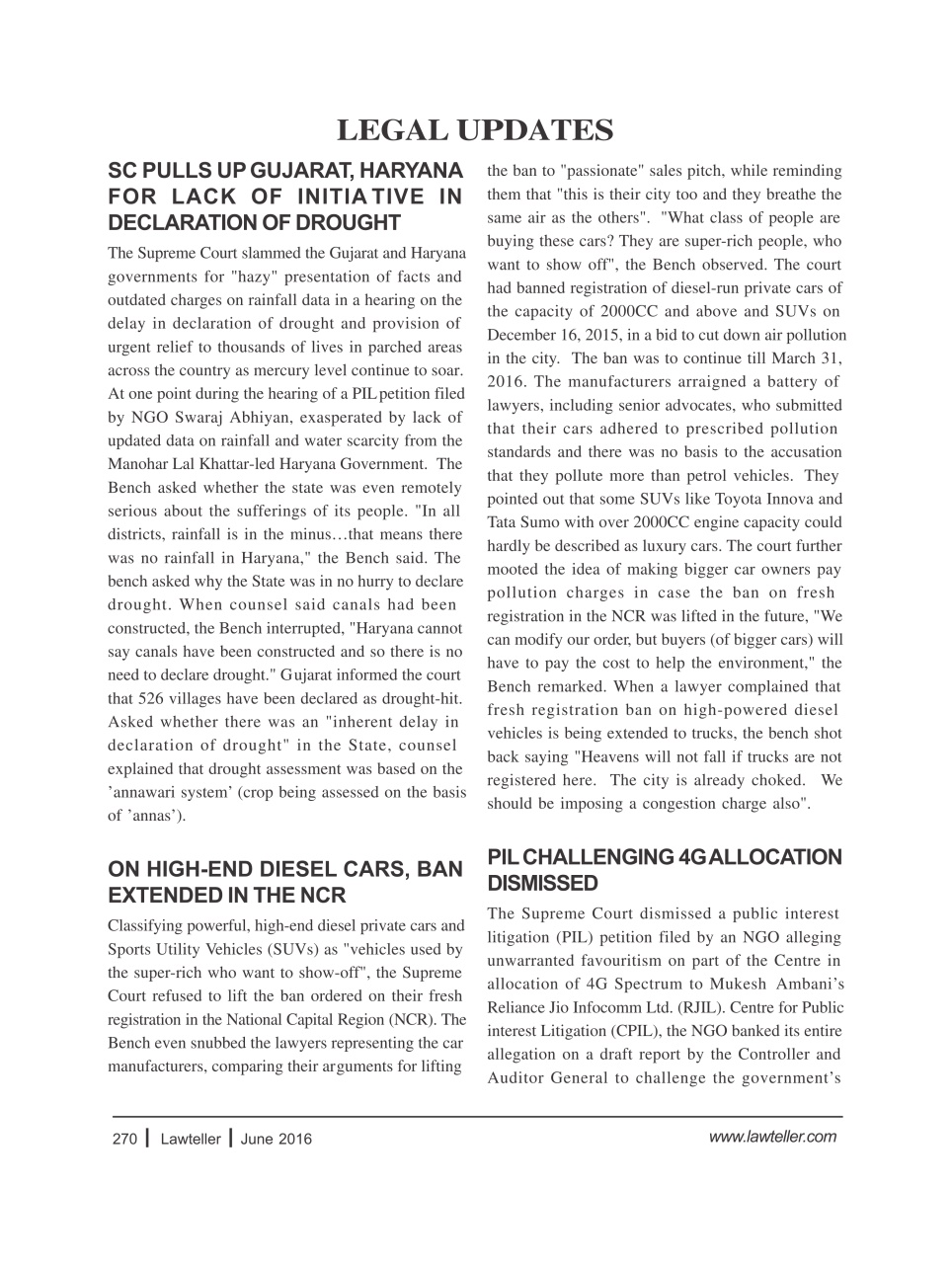 Lawteller – A Legal Awareness Magazine Preview Pages