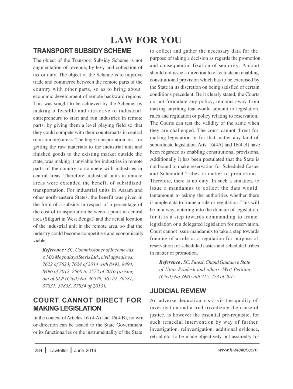 Lawteller – A Legal Awareness Magazine Preview Pages